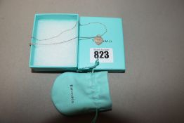 One boxed as new Return To Tiffany Heart Tag Pendant.