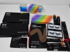 A quantity of as new Morphe makeup and accessories (Approximately 15 items).