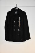 One as new Gloverall Admirality Black Peacoat size XS (MC3218EM-CPC).