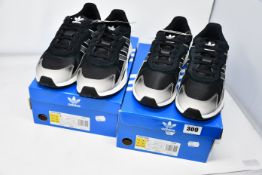 Two as new Adidas Tresc Run Shoes size UK 9.5 (EG7394).