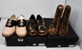 One children's as new Chapter 2 saddle nude shoes size 36. One children's as new Chapter 2 swift