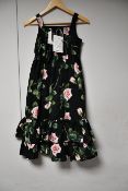 One as new Dolce & Gabbana Luisaviaroma rose print cotton poplin dress size 12 (height cm 144-156.