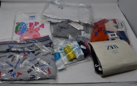 One as new Zara Join Life printed footed leggings with swan and plain prints size 4/5 yrs (pack of