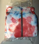 One as new Aviator Nation Hand dyed zip unisex red hoodie size S (HDHDY-TDRED-XS).