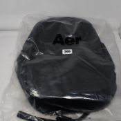 An as new AER black travel back pack.