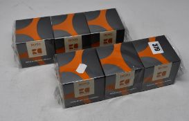 Six boxed as new Hugo Boss Boss Orange Boss In Motion eau de toilette (90ml).