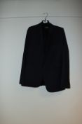 One as new Kooples Blue Crepe jacket with tailored collar size 34 (FV1293-NAV03).