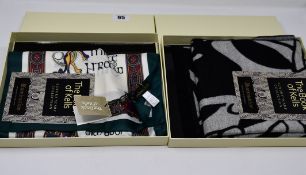 One as new Trinity College Dublin Book of Kells scarf (BK3030). One as new Trinity College Dublin