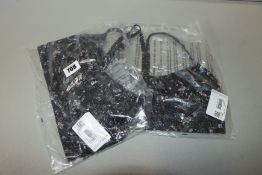 Two as new Lulu Lemon Flow Y Bra Nulu size 6 (LW2BPZS EQZM).