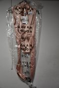 One as new Galvan London Satin Luna rose nude top size 40 (120SETPSS601002RN).