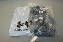 One as new Under Armour Men's UA Tech 2.0 Full Zip Hoodie size XS (Colour: grey). One as new Under