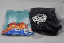 One as new Luke Wessman Lost Art of the G hoodie size L. One as new Cactus Jack World Tie dye t-