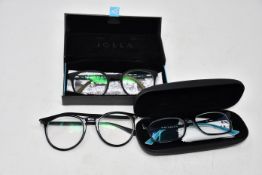 Four pairs of glasses to include: One pre-owned Timberland prescription glasses (TB1584-002). One