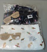 One as new Kenny Flowers The Parrots and Palapas shirt size M. One as new Kenny Flowers The Waka
