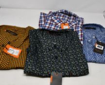 One men's as new Ben Sherman Short Sleeve Floral Print shirt size 2XL. One men's as new Ben