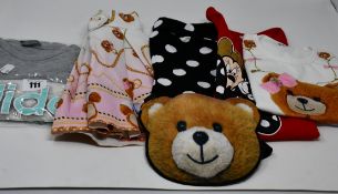 One as new Terry bear bag. One as new Minnie headbands (no tags). One as new Teddy bear headbands (