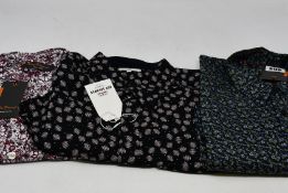 One men's as new Ben Sherman Short Sleeve Scratch Print shirt size M. One men's as new Ben Sherman