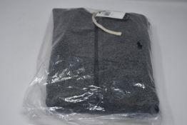 One as new Ralph Lauren Cotton Blend Fleece Hoodie Alaskan Heather size S (710548546005).