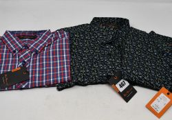 One men's as new Ben Sherman Script Long Sleeve House Check shirt size XS. Two men's as new Ben