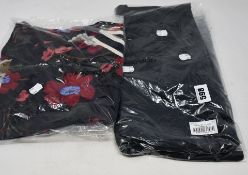 One as new French Connection Liliana Cupro Jersey V Neck Midi Dress size 14 (71NXI). One as new