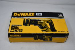 One boxed DeWalt DCS367N-XJ reciprocating saw (Unit only).