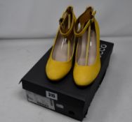 One as new Ecco Shape 75 Block yellow shoes size UK 4.5 (26094302366).