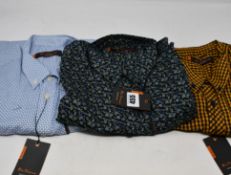 One men's as new Ben Sherman Script Long Sleeve Multi Colour Floral shirt size L. One men's as new