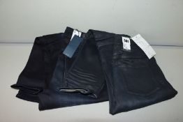 One as new G Raw High women skinny jeans (Colour: Dark aged. Size 28/30. Model: 3301). One as new