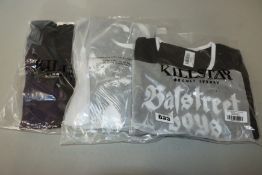 One as new Killstar Umbra leggings size XS. One as new Killstar Backstreet Boys crop top size S. One