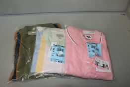 One as new J Crew Stretch Piqué Double-tipped Polo Shirt size XL (Colour: pink. Model: L0480). One