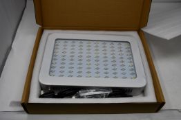 A boxed as new LED grow light (WY-BP100).