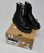 One as new Dr. Martens Vegan 1460 black boots. Size: UK 3.