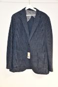 One as new Hackett blue check blazer size 48R (HM442457R/551).