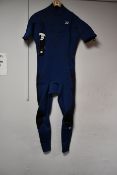 One as new Billabong blue wetsuit size L (S42M65. marks on the front and back. does require