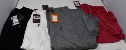 Two men's as new Ben Sherman black t-shirt size L. Two men's as new Ben Sherman grey t-shirt size L.