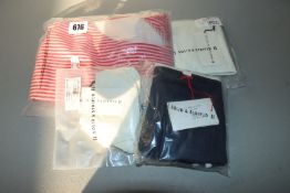 One as new Solid & Striped The Amelia off-the-shoulder swimsuit size S. One as new Solid & striped