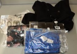One as new Current Mood black hoodie crop top with chains size S. One as new Club Exx Celestina