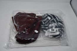 One as new Tommy Hilfiger SP Aisha Slim V-NK Top SS size XS. One as new Express high waisted brown