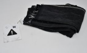 One as new Diesel P-Gitte New panelled trousers in lurex and denim size 25 (Some marks on the