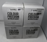 Twenty four boxed as new colour freedom metallic glory silver blonde (917).