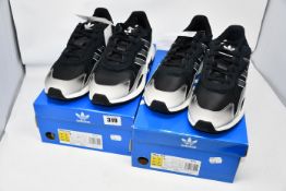 Two as new Adidas Tresc Run Shoes size UK 9.5 (EG7394).