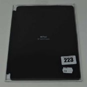 A boxed as new Apple Smart Cover for iPad (8th Gen) in Black (Model: MX4U2ZM/A)