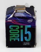 A boxed as new Intel 9th Generation CORE i5-9500, 3GHZ, 9MB Cache, LGA1151 (box damaged).