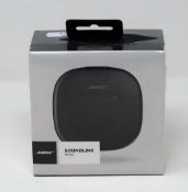 A boxed as new Bose SoundLink Micro Bluetooth Speaker in Black (Box sealed).
