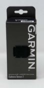 A boxed as new Garmin Bike Cadence Sensor 2 (Box opened).