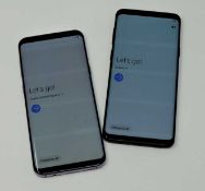 A pre-owned Samsung Galaxy S8 Plus SM-G955F in Arctic Silver (FRP locked. Faulty display - screen