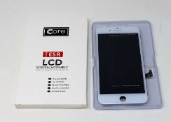 Twelve boxed as new Core ESR LCD Screen Assembly for iPhone 7 Plus, 10 White, 2 Black (boxes