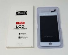 Ten boxed as new Core ESR LCD Screen Assembly for iPhone 6S Plus in White (boxes opened).