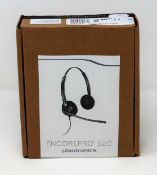 A boxed as new Plantronics EncorePro HW520 Binaural Headset. Box opened.