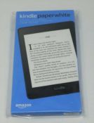 A boxed as new Amazon Kindle Paperwhite 10th Gen 8GB Wi-Fi in Black (Box sealed).